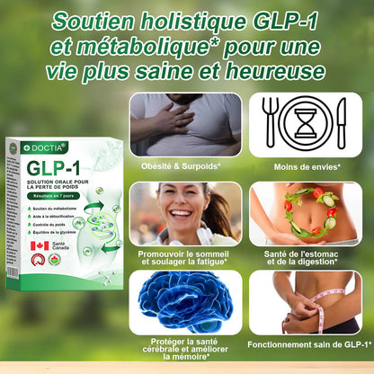 DOCTІA® G 𝐿 P-1 𝑺𝒐𝒍𝒖𝒕𝒊𝒐𝒏 Orale📊 Premiers résultats visibles en 7 jours 💧Pour l'obésité, le cœur et la circulation, le diabète, l'apnée du sommeil, les articulations et plus encore
