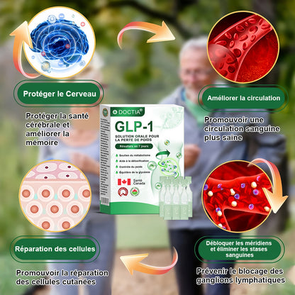 DOCTІA® G 𝐿 P-1 𝑺𝒐𝒍𝒖𝒕𝒊𝒐𝒏 Orale📊 Premiers résultats visibles en 7 jours 💧Pour l'obésité, le cœur et la circulation, le diabète, l'apnée du sommeil, les articulations et plus encore